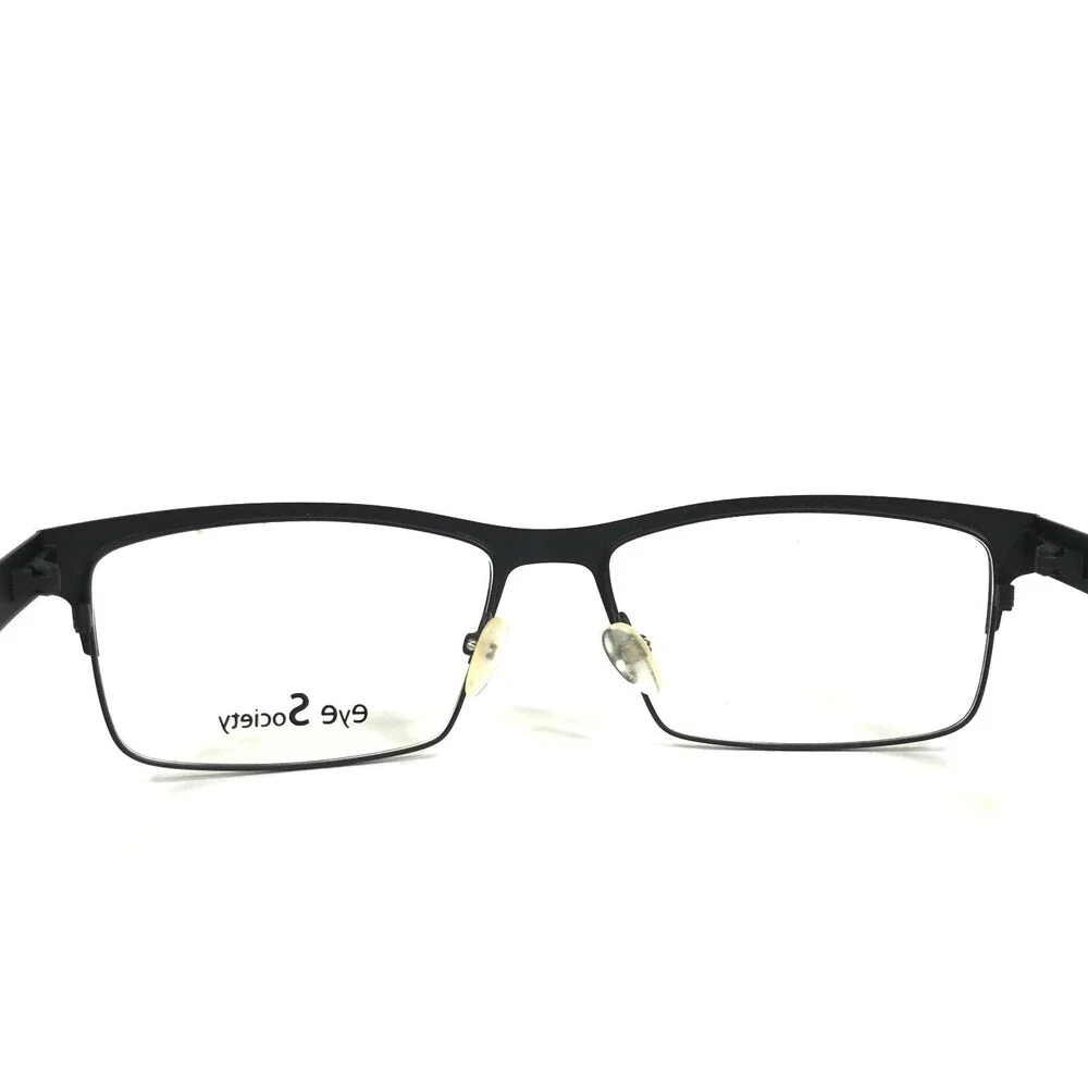 Eye Society Eyeglasses Frames ES 550 55 Col.33 Black Red Square 55-18-140